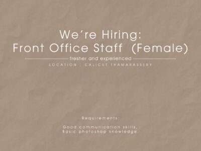 Front Office Staff (Female)