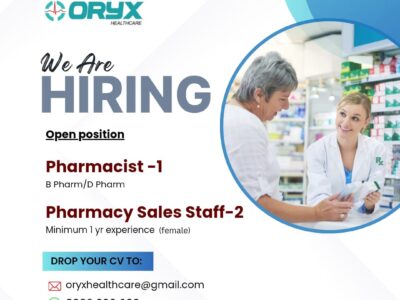 Pharmacist & Pharmacy Sales Staff