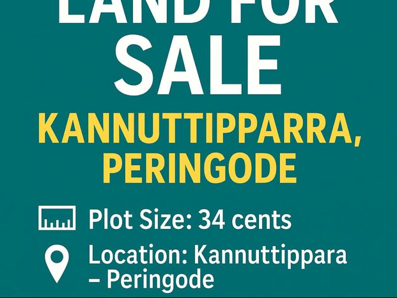 Residential Plot for Sale – Kannootippara, Peringode