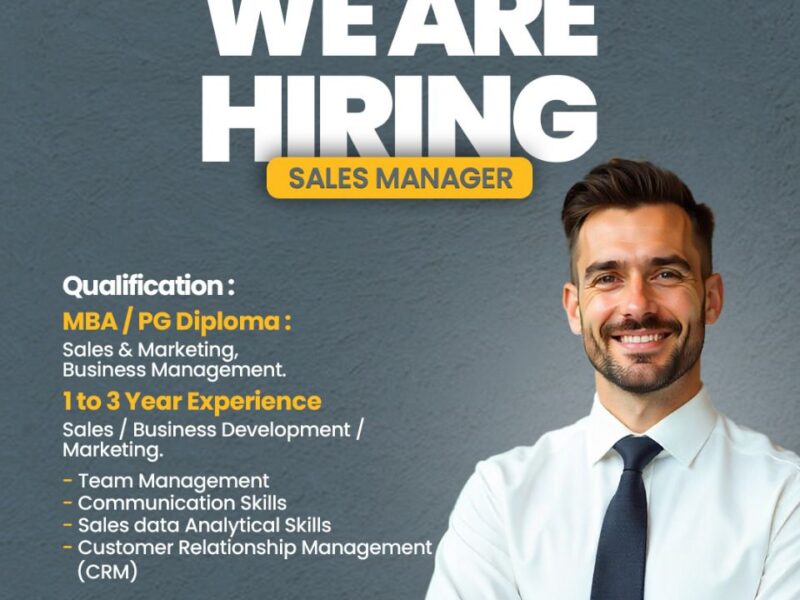 Career Opportunity: Sales Manager at MECHMARK