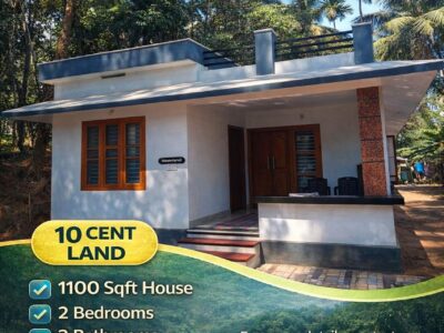FOR SALE: Cozy 2-Bedroom Home on 10 Cents in Munnamthodu, Thamarassery