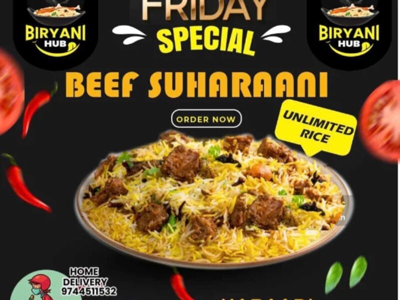 Savor the Best Authentic Biryani at Biryani Hub, Thamarassery
