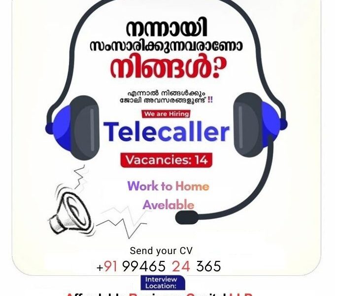 Now Hiring: Energetic Telecalling Executives in Thamarassery