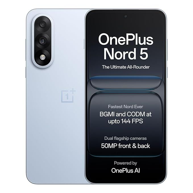 OnePlus Nord 5 5G (8GB RAM, 256GB) – Phantom Grey
