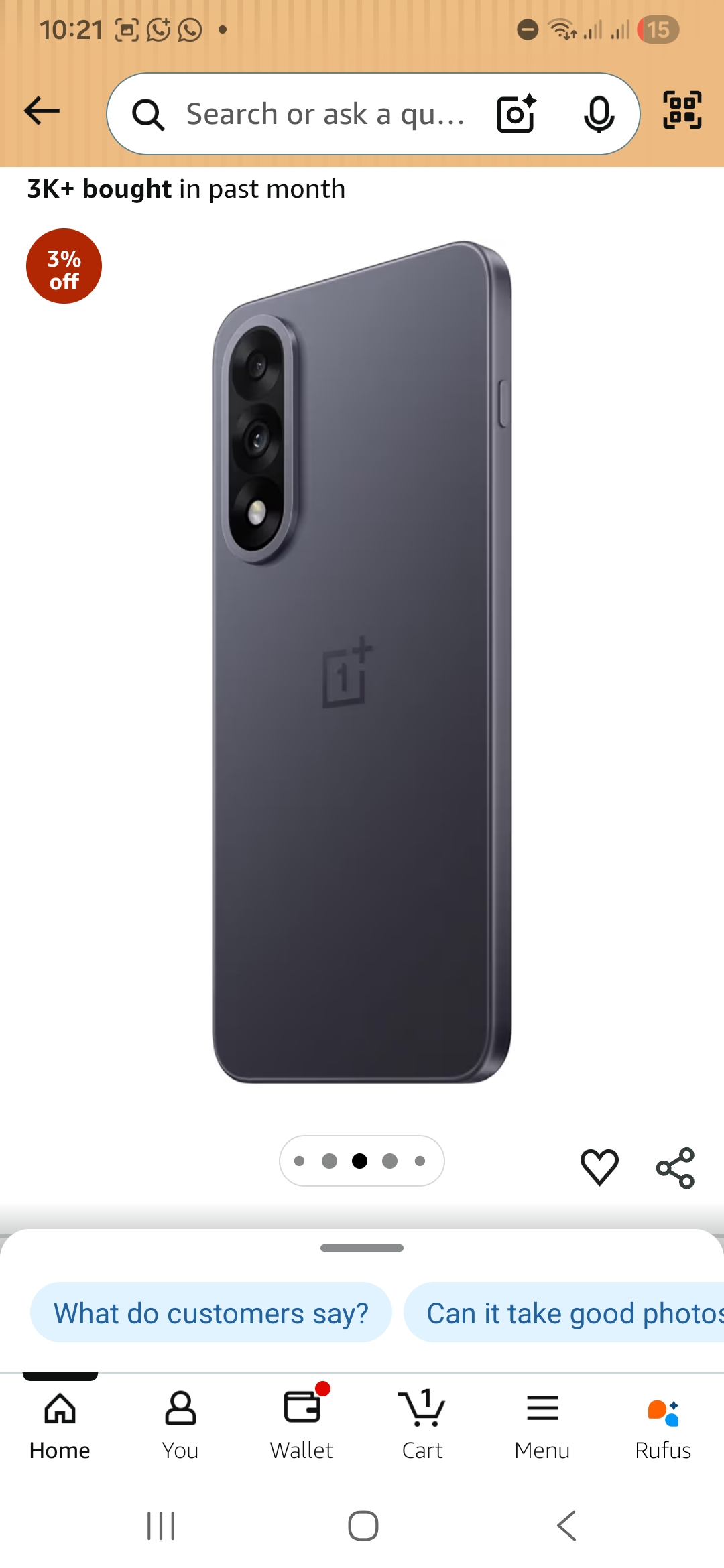 OnePlus Nord 5 5G (8GB RAM, 256GB) – Phantom Grey - Image 15