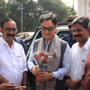 Union Minister for Minority Affairs Kiren Rijiju inaugurating NDA’s zonal office in Kochi on Monday (February 23, 2026) | Photo Credit: Special arrangement