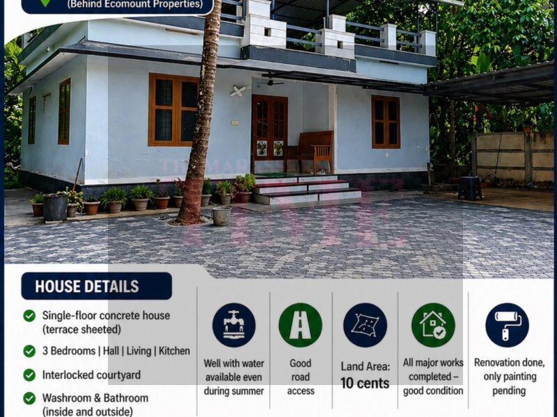 Beautiful 3BHK House for Sale in Adivaram, Thamarassery
