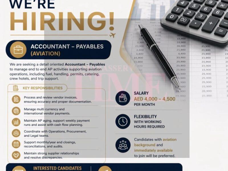 UAE Job Vacancies 2026 – Apply Now for Multiple Positions in Dubai & Abu Dhabi