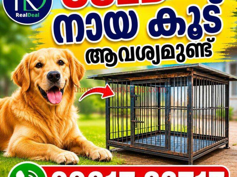 Wanted: Used Dog Cage (നായ കൂട് ആവശ്യമുണ്ട്)